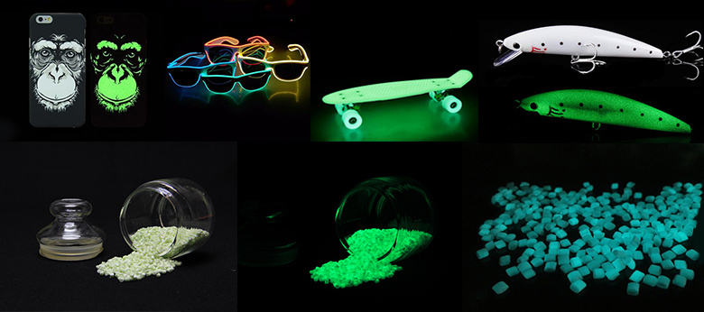 Luminous plastics masterbatch
