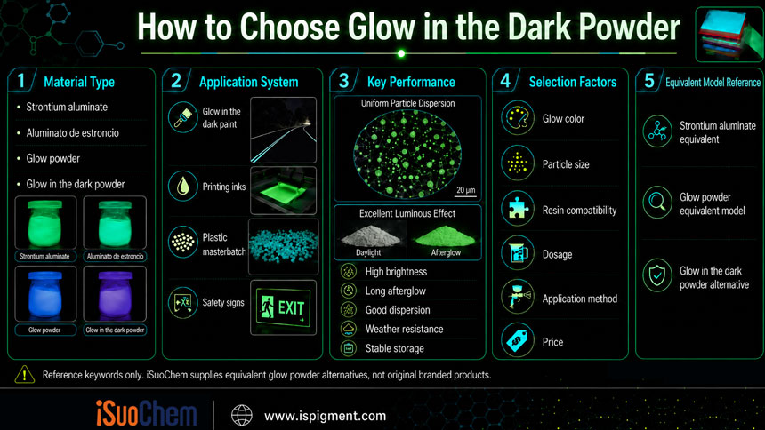 How to choose Glow in the dark powder