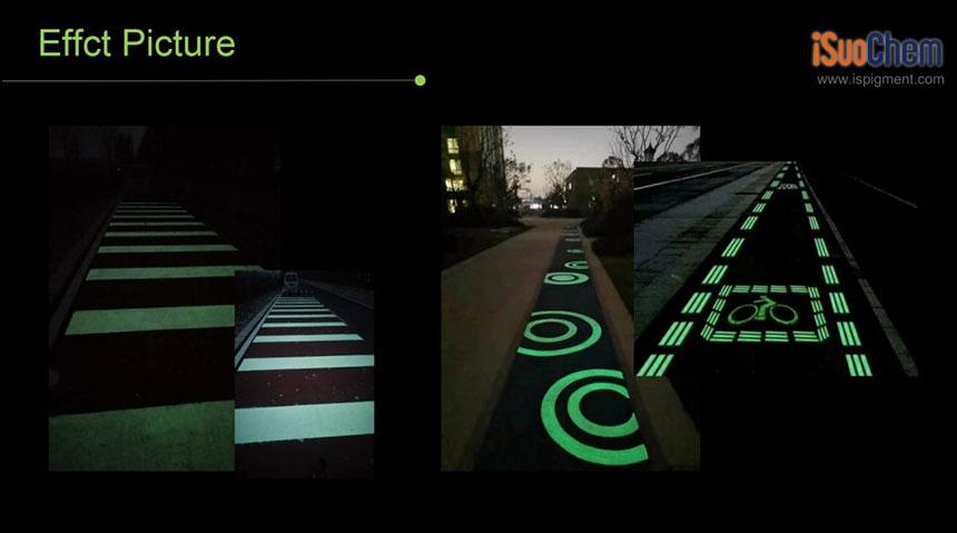 การใช้ผงเรืองแสงอย่างชาญฉลาดสามารถทำให้ถนนสวยงามและใช้งานได้จริง
