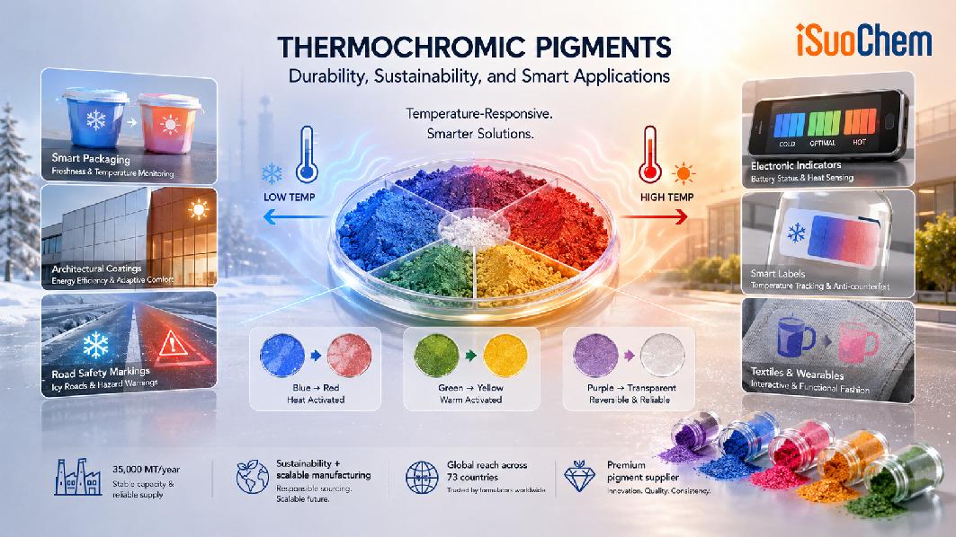 เม็ดสีเทอร์โมโครมิก: แนวโน้มอุตสาหกรรมปี 2024 ที่ขับเคลื่อนการเติบโตของตลาดมูลค่า 1.2 พันล้านดอลลาร์และนวัตกรรม